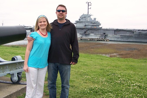 Holly & Matt at the USS Yorktown