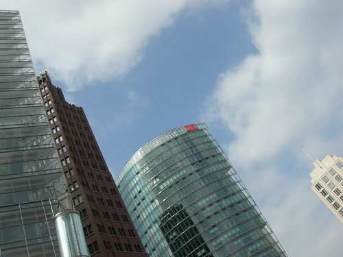 Modernos edificios de la Postdamer Platz
