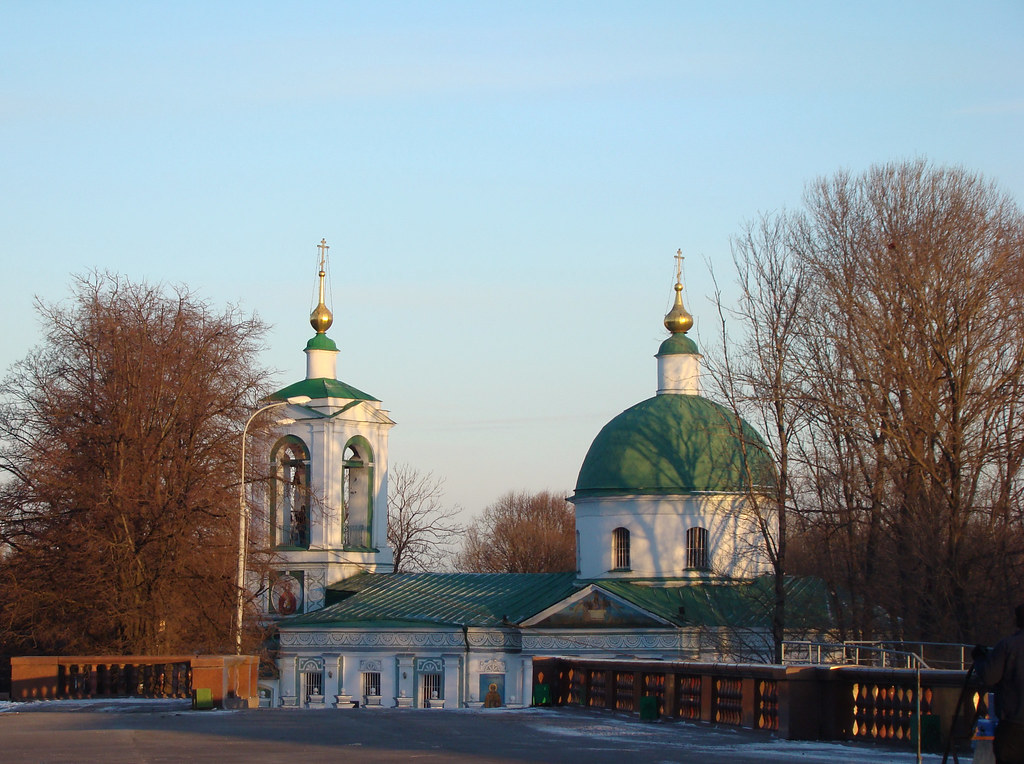: Trinity church in Vorobyovo. Moscow, Russia