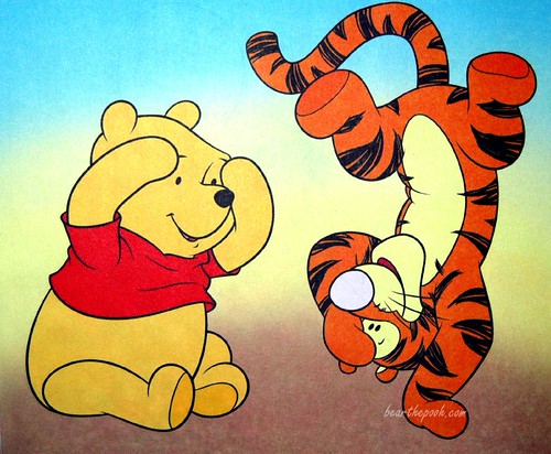 wallpaper winnie pooh. Winnie the Pooh and Tigger