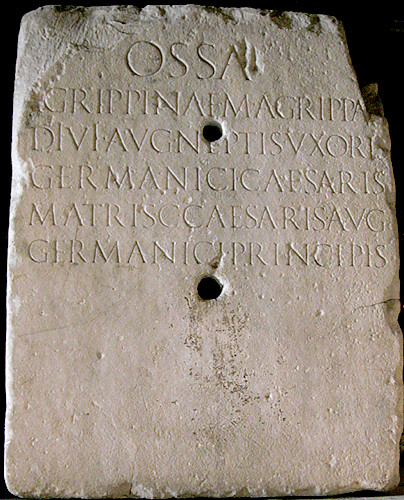 Agrippina <a href='view.asp?key=epigraphy'>Epigraphy</a> by you.