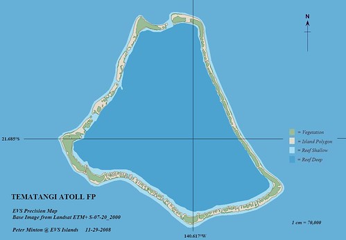 Tematangi Atoll - EVS Precision Map (1-70,000)