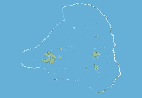 Truk Atoll - EVS Precision Map  (1-350,000)