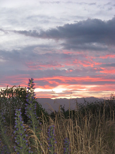 sunset from lupin meadow