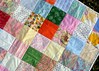 girly quilt close-up