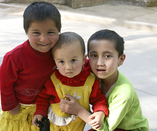 Uigher Children, Kashgar, Xinjiang Province