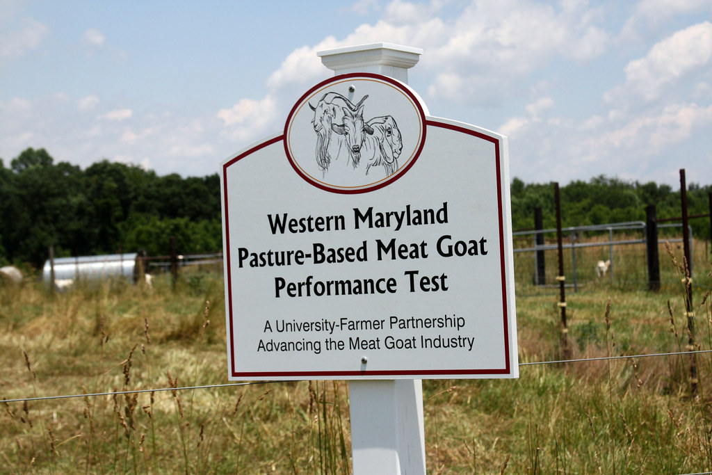 Sign in front of the test site