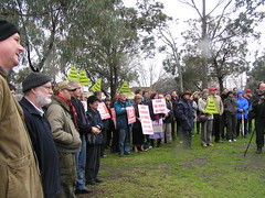 Yarra Campaign Against the Tunnel - Rally at Smiths Reserve