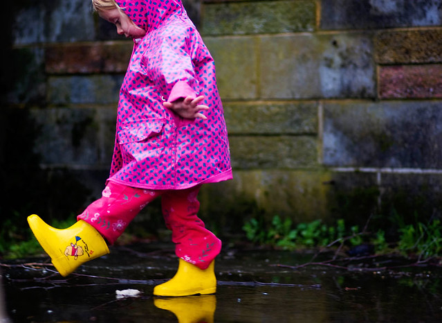 puddle fun, for Isa :-)
