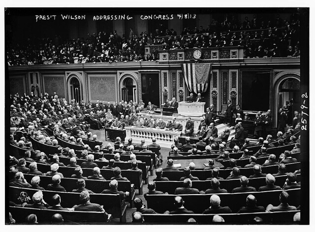 Pres. Wilson addressing Congress  (LOC)