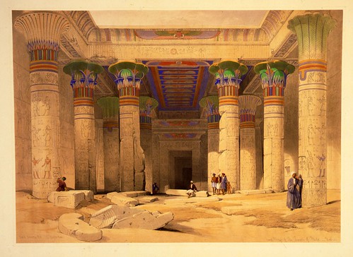 011- Gran Portico del templo de Philae en Nubia- David Roberts- 1846-1849