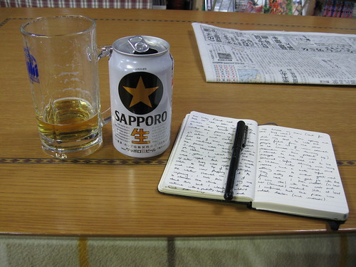 Diary and beer