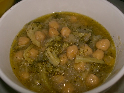 chickpea and broccoli stew revithada