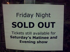 Friday Night SOLD OUT