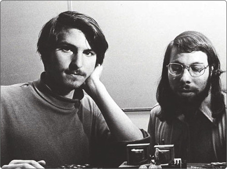 Steve Jobs and Steve Wozniak