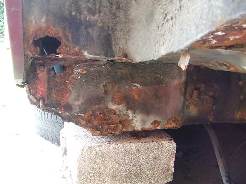 Rusty subframe mount