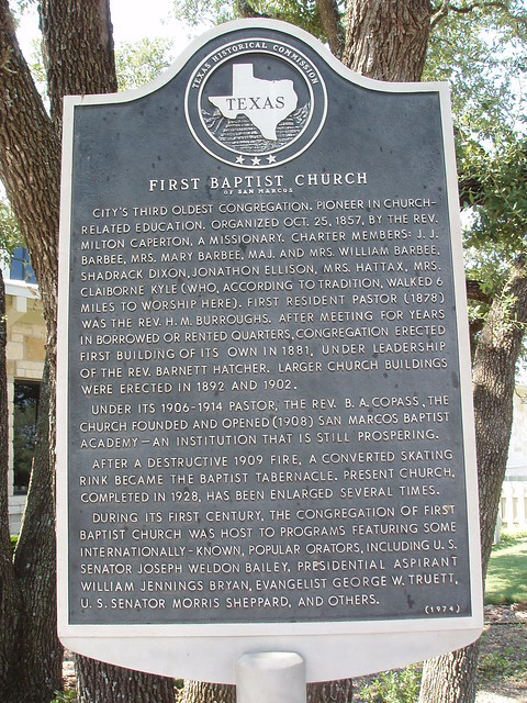 First Baptist Church of San Marcos by ednurseathkh
