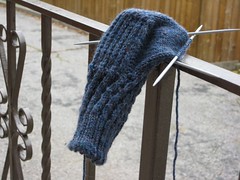 Grandma's sock in progress