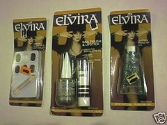Three different Elvira make up items
