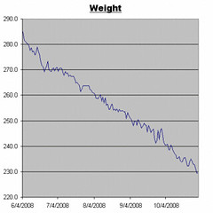 Weight Log from October 31 2008