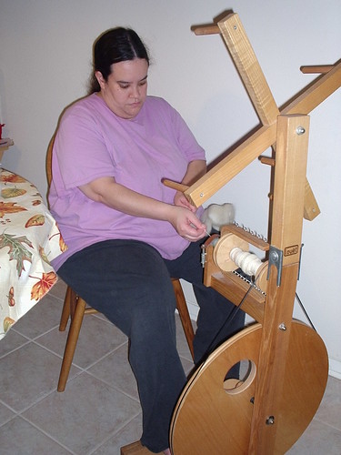 Spinning on Mom's <span class=