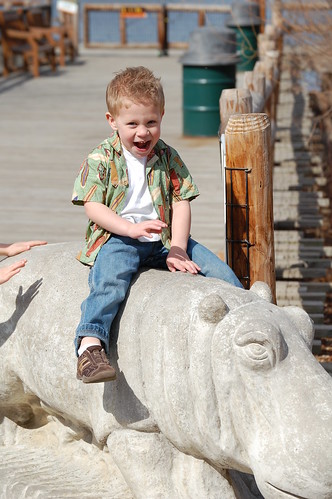 Garrett at the zoo