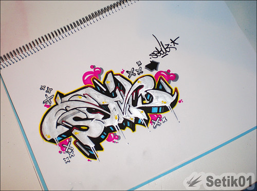 graffiti tags letters. sketch paint tag letters