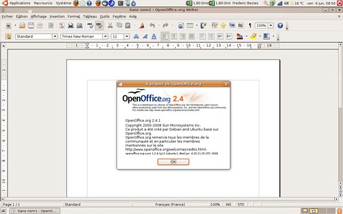 OpenOffice 2.4.1rc2 dans Hardy Proposed
