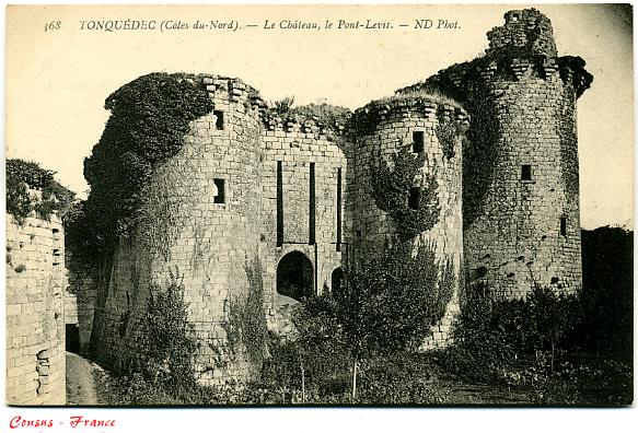 TONQUEDEC - Le Château, Le Pont-Levis (Côtes-du-Nord)