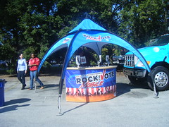 Rock the Vote Tent by oliviafolker