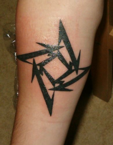 metallica tattoo. Metallica 4m star