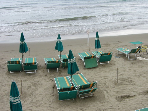 la spiaggia di diano marina, september 2005