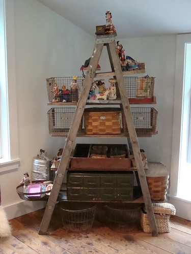 DIY ladder shelves by mayalu