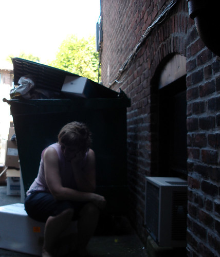 thinking beside the dumpster