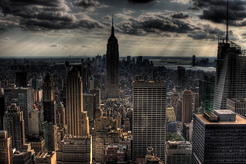 new york skyline wallpaper. New York City HDR