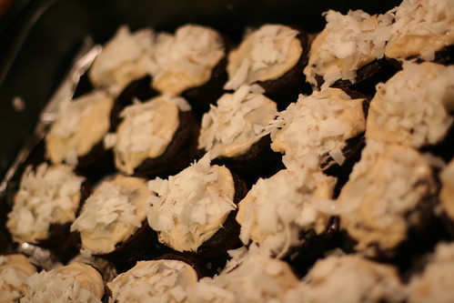 Kahlua Coconut Cupcakes for Sloshball
