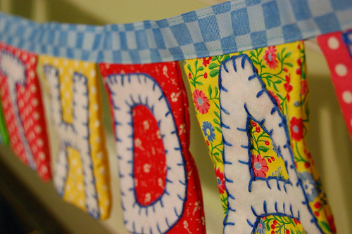 THDA - Birthday Banner Close Up
