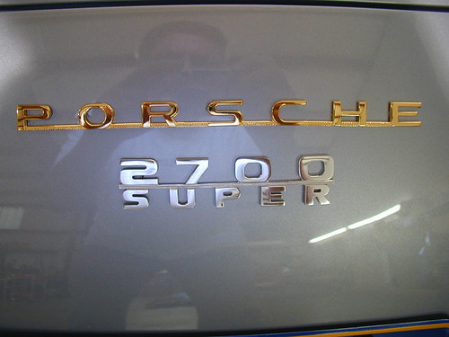 Porsche 356 Outlaw. Porsche 356 Outlaw. Custom made emblem to show 2.7 ltr 911 engine in a 356