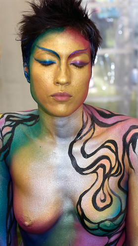 Sexy Female Body Painting