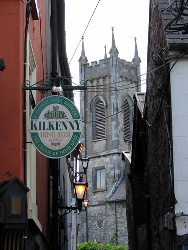 Kilkenny Beer Sign W/St Mary's Cathedral