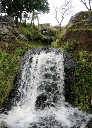 Waterfall by the cut
