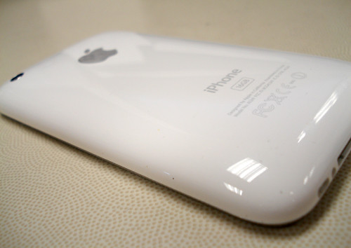white iphone. White iPhone 3G 16 GB