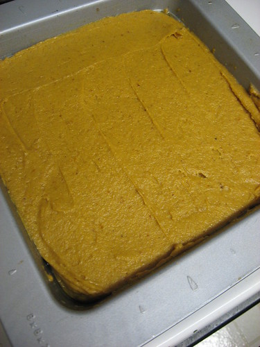 Pumpkin Loaf with Honey Frosting, Leveling