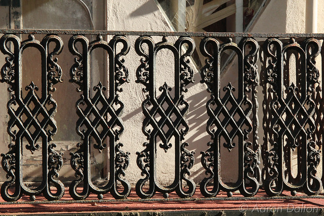 Ornate Wraught Iron Balcony Rail