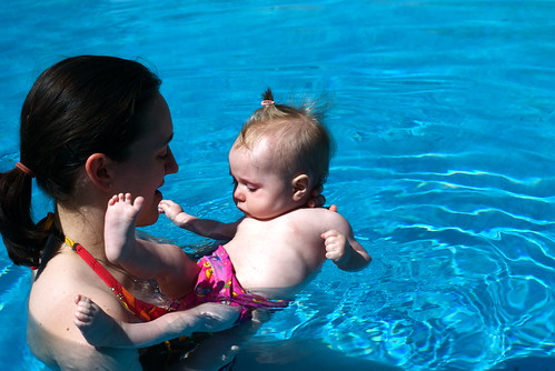 Bridget's First "Swim"