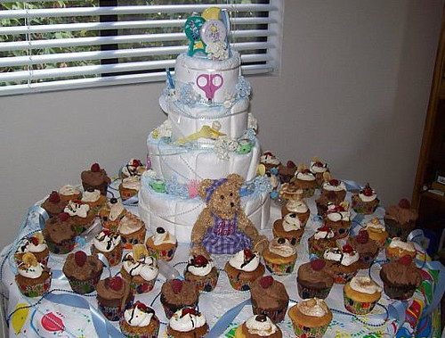 Vegan Baby Shower Cupcakes
