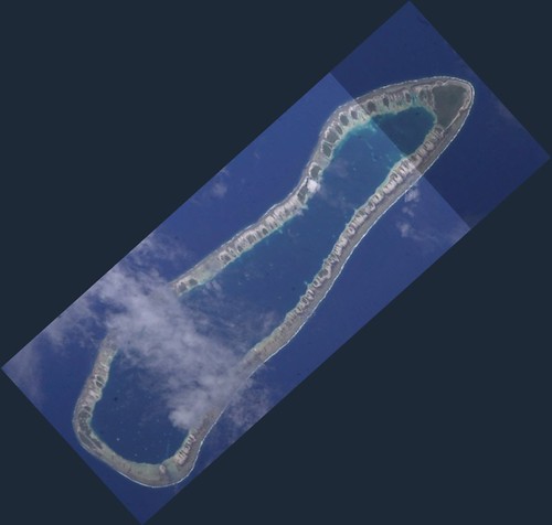 Takume Atoll - ISS006E53124 and 53125 Modified