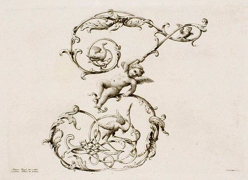 28-Letra Z- Poggi Mauro 1750 - Alfabeto di lettere iniziali