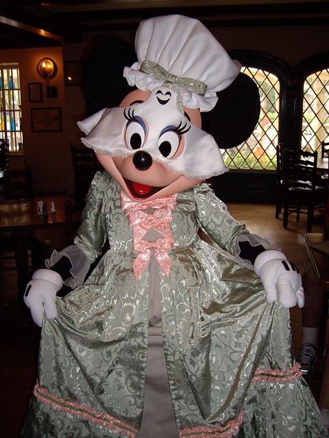 Minnie dressed for Halloween