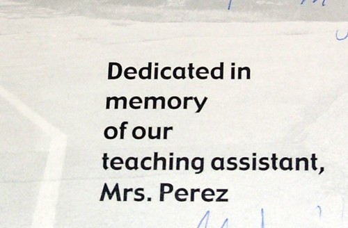 2007 elementary school year book dedication